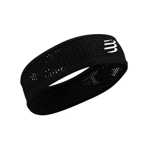 Faixa de Cabeça Compressport Fina On/Off - Preto Faixa de Cabeça Compressport Fina On/Off - Preto