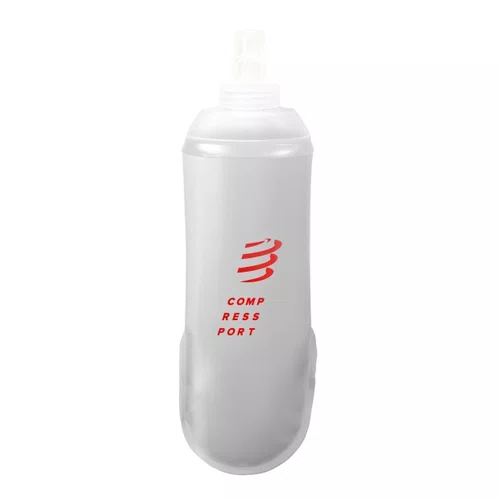 Garrafa Ergo Flask Compressport - Transparente - 500ml Garrafa Ergo Flask Compressport - Transparente - 500ml