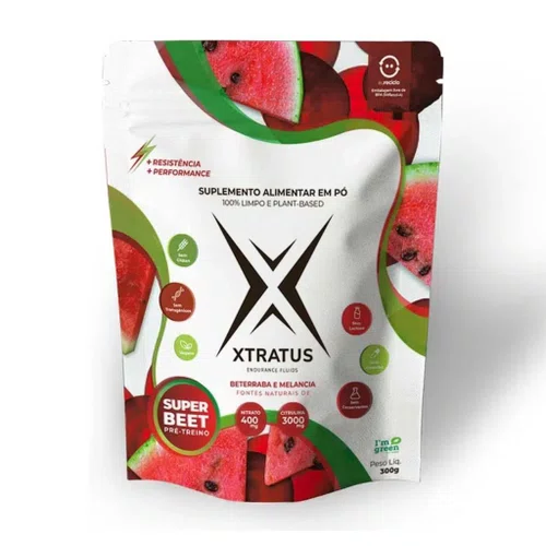 Xtratus Super Beet - PRÉ-TREINO Beterraba e Melancia