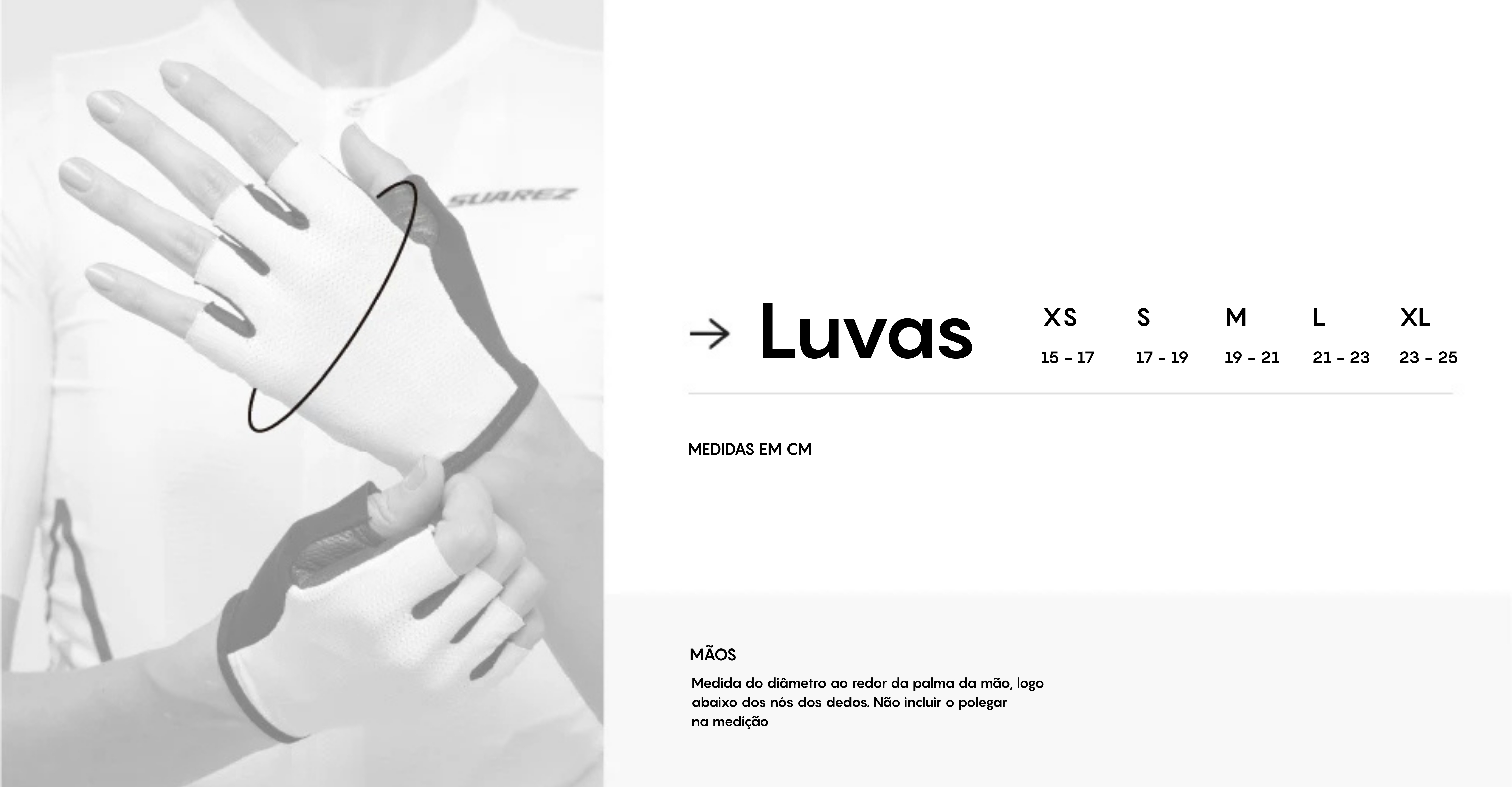Luva Suarez Sallow Gray 2.1 - Unissex Luva Suarez Sallow Gray 2.1 - Unissex