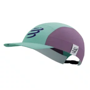 Boné Compressport -  5 Panel - Verde/Roxo