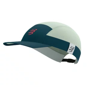 Boné Compressport -  5 Panel - Verde/Verde