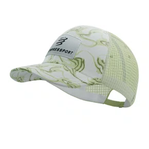 Boné Compressport - Trucker 6P Cap - Branco/Camuflado