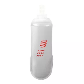 Garrafa Ergo Flask Compressport - Transparente - 500ml