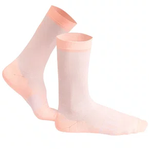 Meia Suarez Real Duo Peach 2.4 - Unissex Meia Suarez Real Duo Peach 2.4 - Unissex