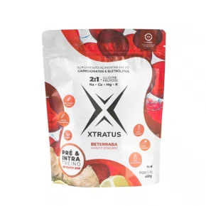 XTRATUS - PRÉ & INTRA TREINO - BETERRABA, Limão & Gengibre - 450g