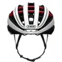 Capacete Abus Aventor - Branco e Vermelho