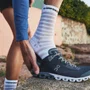 Meia Compressport - UltraLight RUN V4 - Branca - Quarter