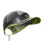 Boné Compressport Pro Racing Cap - Preto/Amarelo